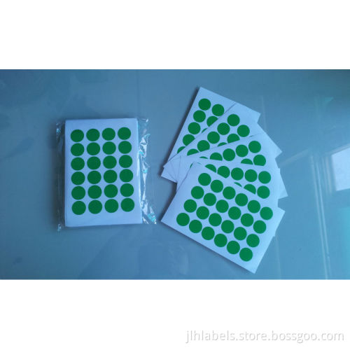 3/4" Round,Green Rainbow Round Color Coding Labels , similar as Avery 5472,Removable , Assorted, 2016